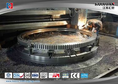Endüstriyel Doğru Çelik Dövme Döner Rulman 5000mm CNC Halka Rolls